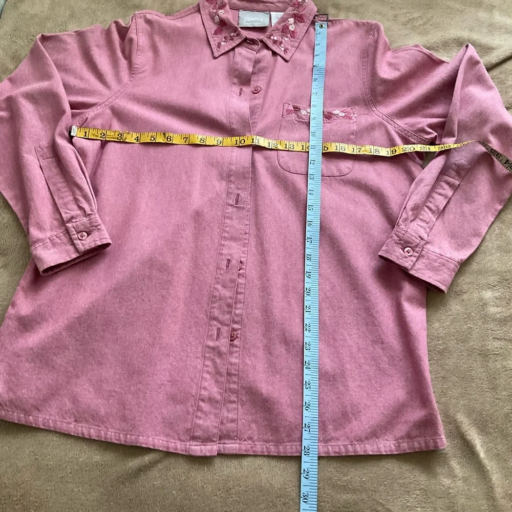 Blair Vintage Embroidered Button Down Shirt - Picture 5 of 8